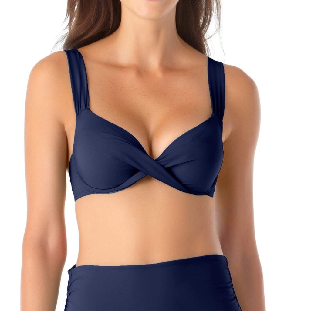 Anne Cole Underwiretwistfront Bikinitop